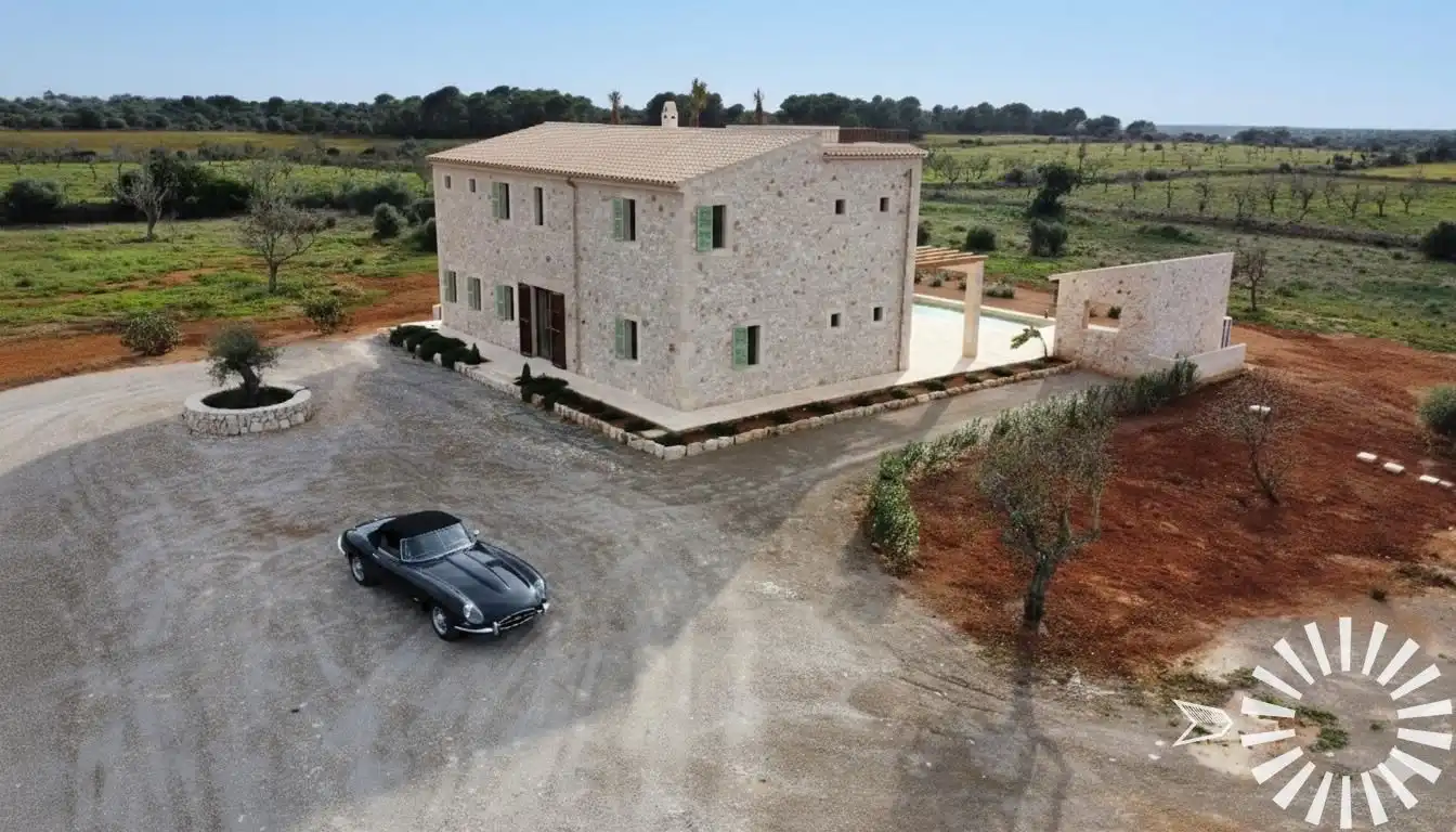 Vista exterior de Finca rústica en venda en Santanyí amb Aire condicionat, Calefacció i Jardí privat