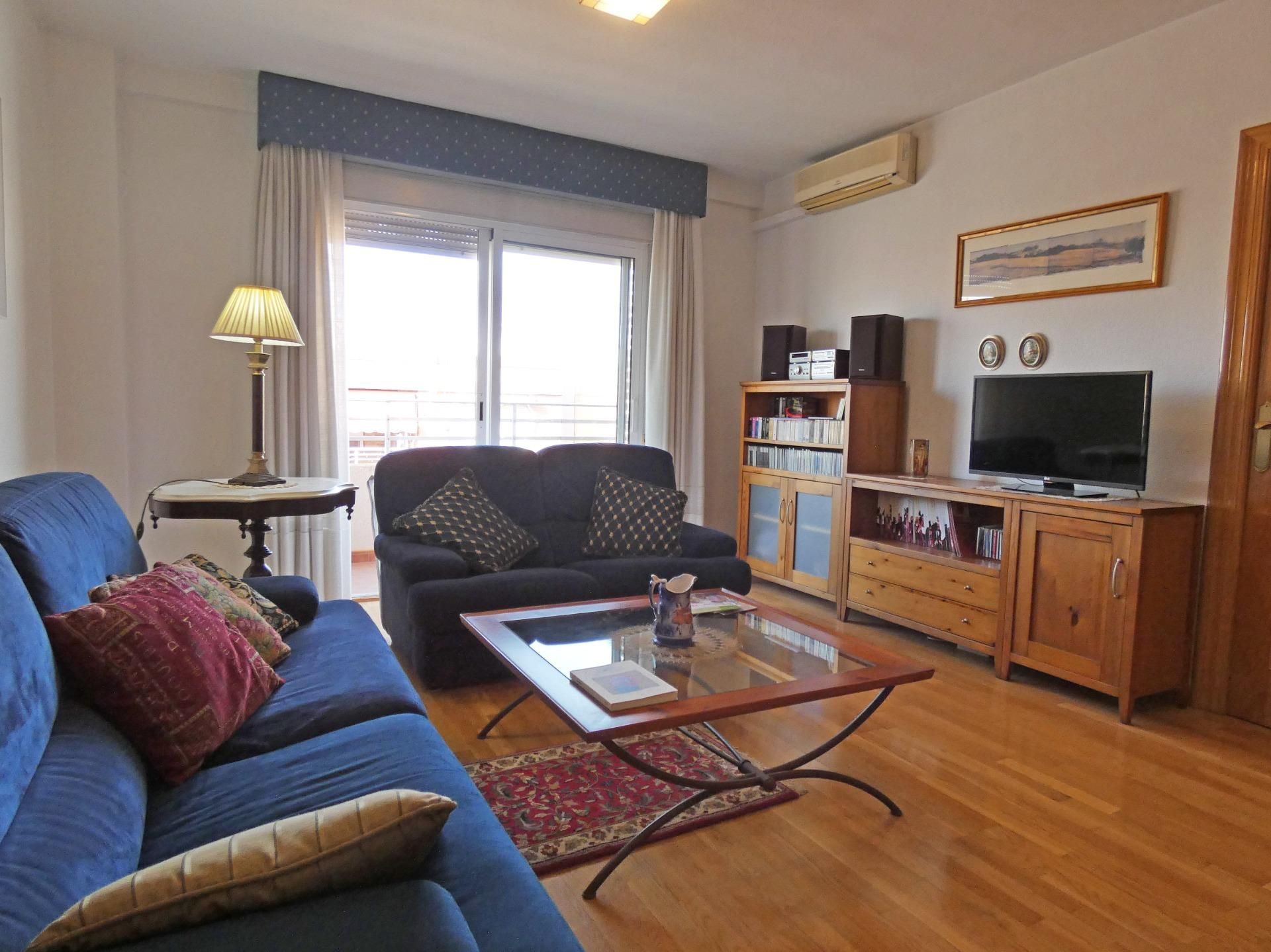 Living room of Flat for sale in Alicante / Alacant  with Air Conditioner and Terrace