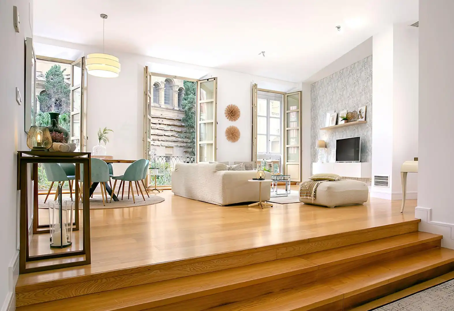 Sala de estar de Apartamento en venta en Centro