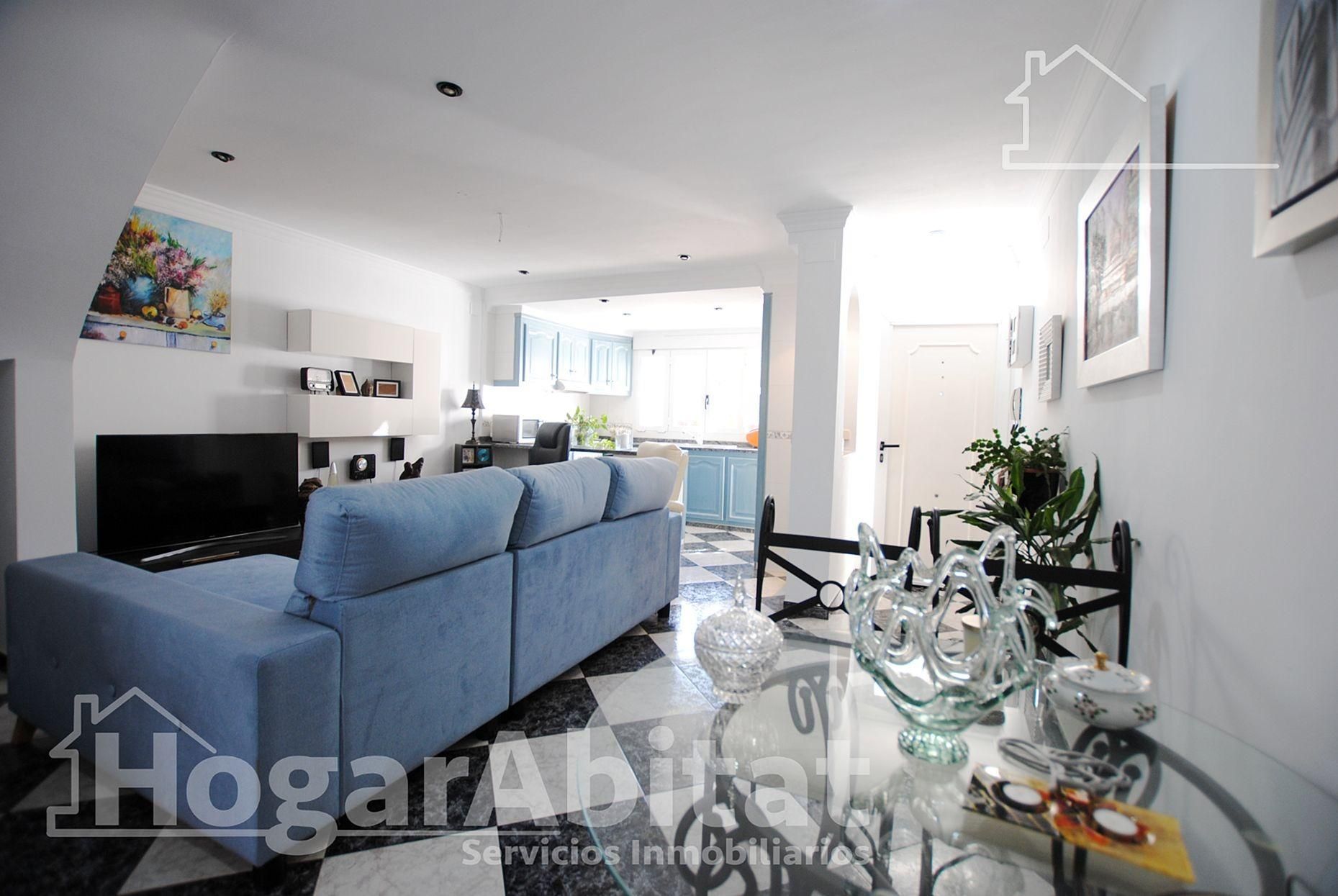 Sala de estar de Casa adosada en venta en Barx con Aire acondicionado, Calefacción y Terraza