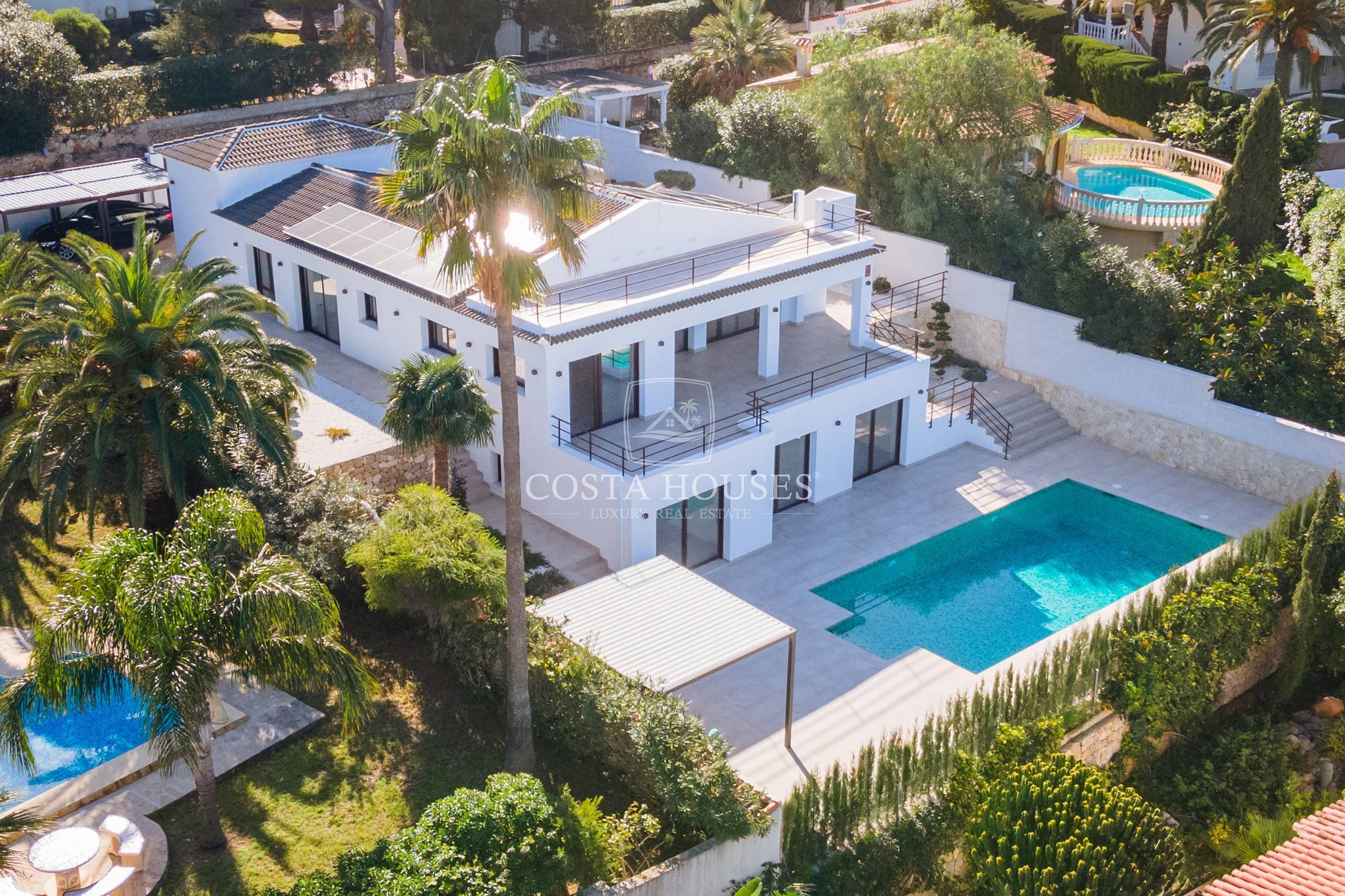 Vista exterior de Casa o chalet en venta en Dénia con Aire acondicionado, Calefacción y Jardín privado