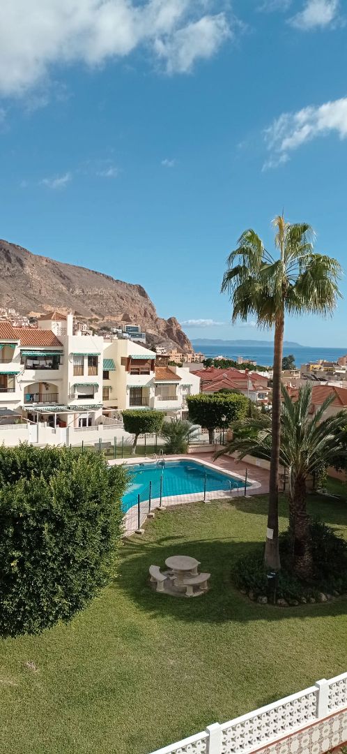 Exterior view of Attic for sale in Roquetas de Mar  with Terrace, Furnished and Balcony