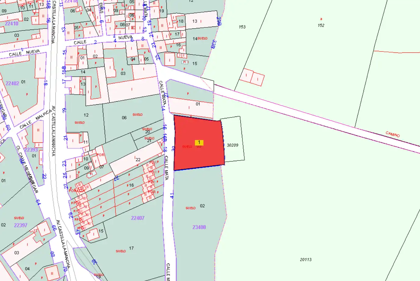 Terreno residenziale in vendita a Calle la Mata 39