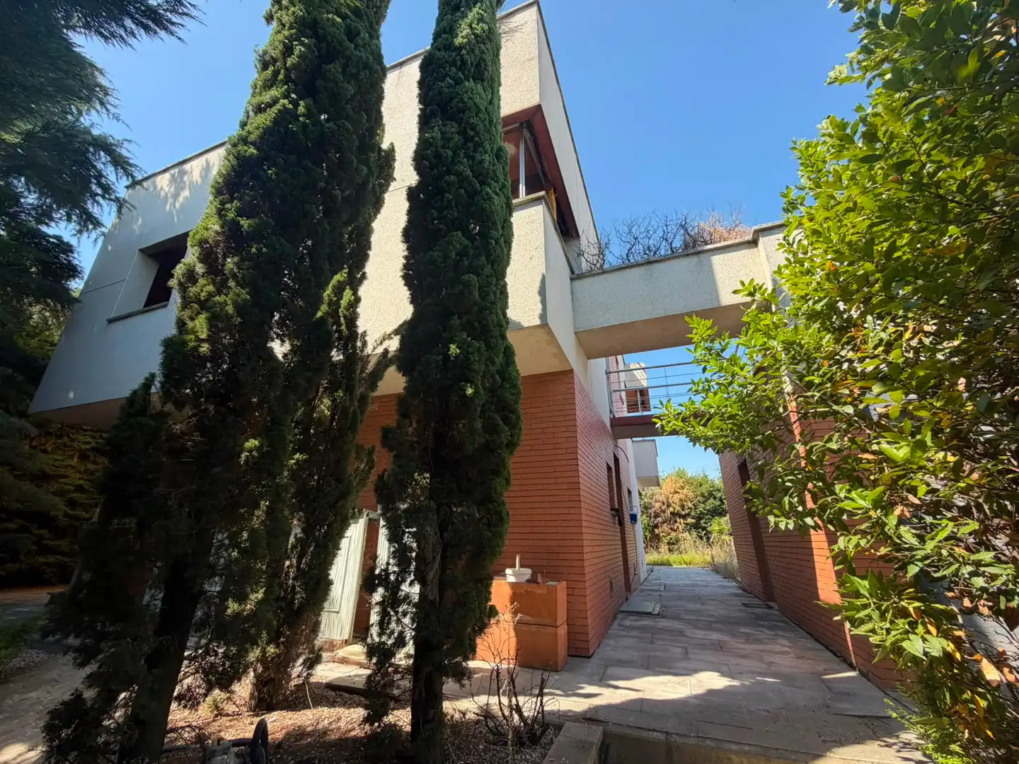 Vista exterior de Casa o chalet en venta en Mejorada del Campo con Jardín privado, Terraza y Piscina