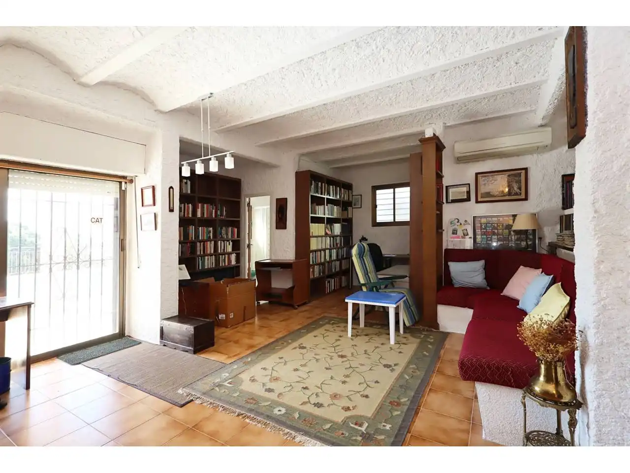Sala d'estar de Casa o xalet en venda en Lloret de Mar amb Calefacció, Jardí privat i Terrassa