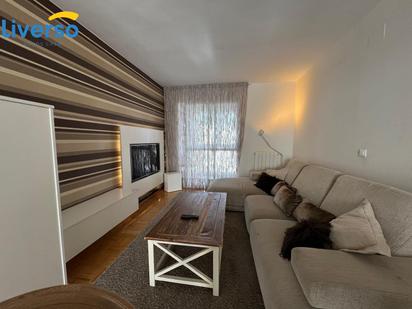 Living room of Flat for sale in Burgos Capital  with Heating, Terrace and Storage room