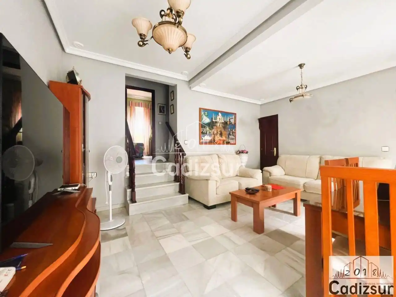 Sala de estar de Piso en venta en Cádiz con Balcón