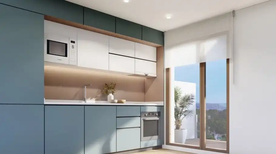 Cocina de Casa o chalet en venta en La Nucia con Aire acondicionado, Calefacción y Jardín privado