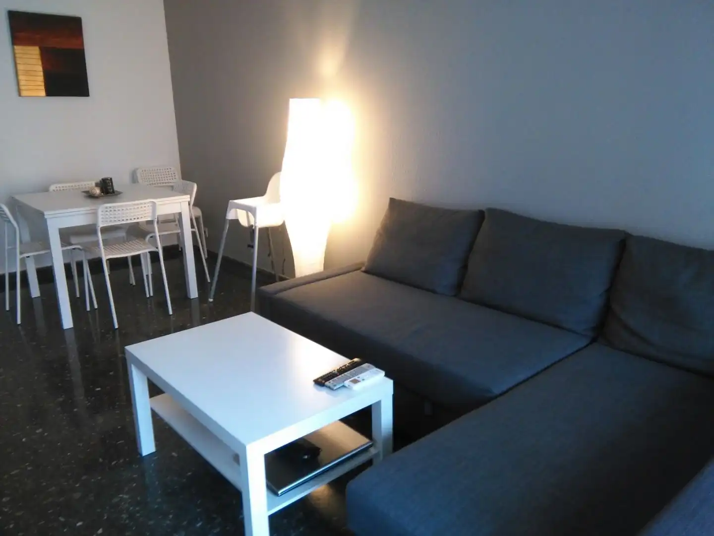 Sala de estar de Piso de alquiler en La Pobla de Farnals con Aire acondicionado, Calefacción y Terraza