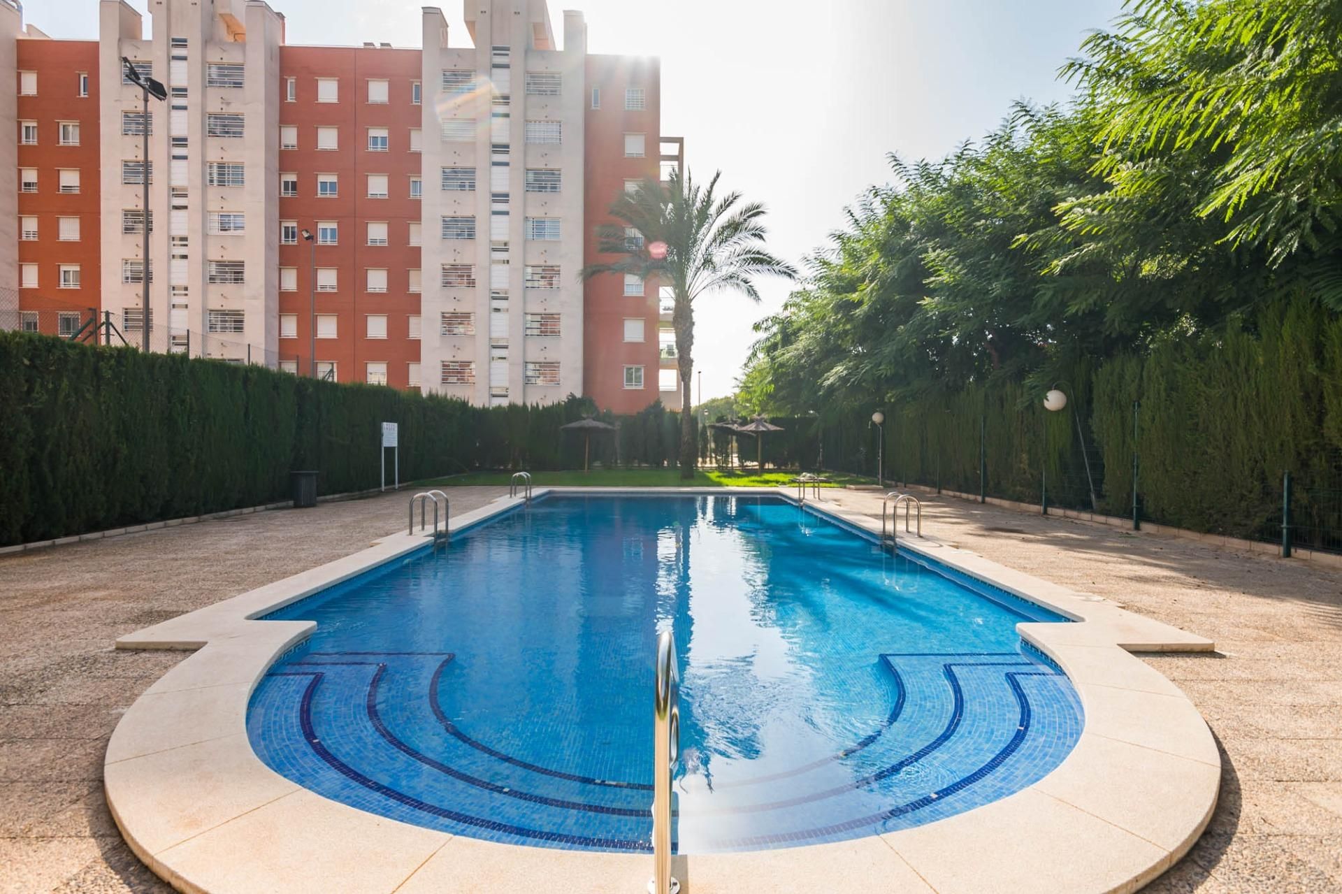 Swimming pool of Flat for sale in  Murcia Capital  with Air Conditioner, Heating and Private garden