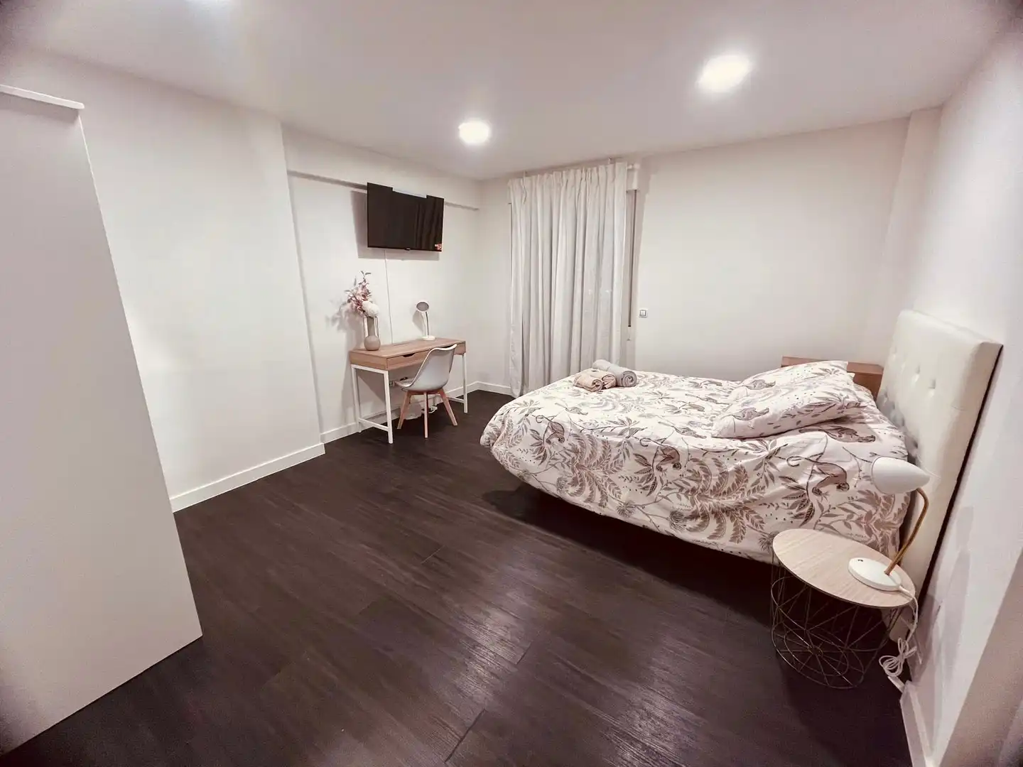 Schlafzimmer von Wohnung zur Miete in Burgos mit Möbliert