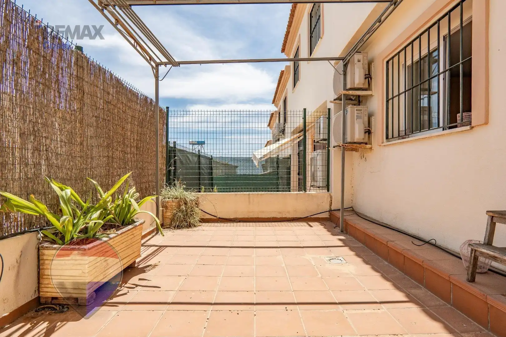Terrasse von Einfamilien-Reihenhaus zum Verkauf in Rincón de la Victoria mit Klimaanlage, Terrasse und Abstellraum