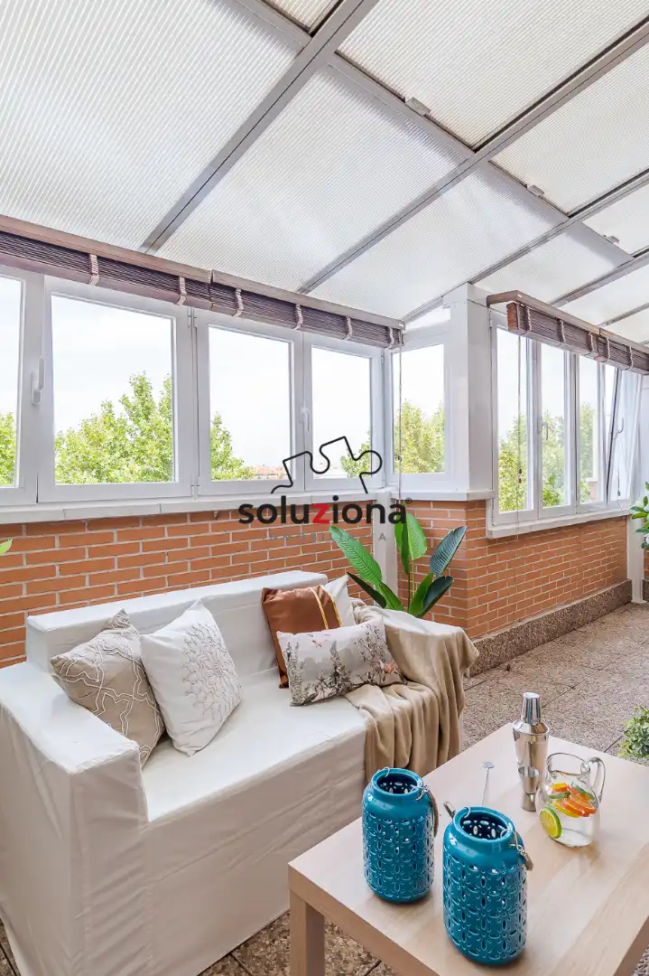 Balcony of Attic for sale in Getafe  with Air Conditioner, Heating and Parquet flooring