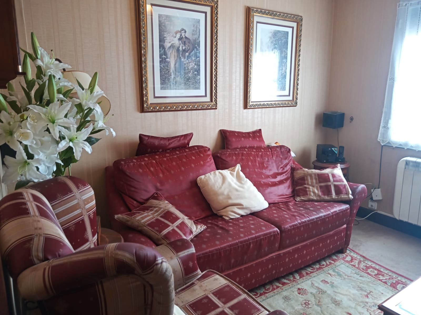 Living room of Flat to rent in Bilbao   with Furnished