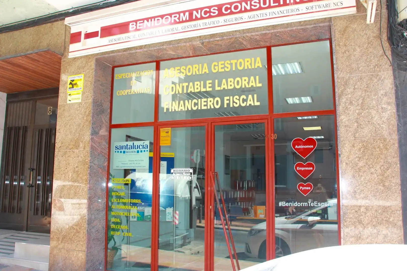 Exterior view of Commercial properties for sale in Benidorm  with Air Conditioner