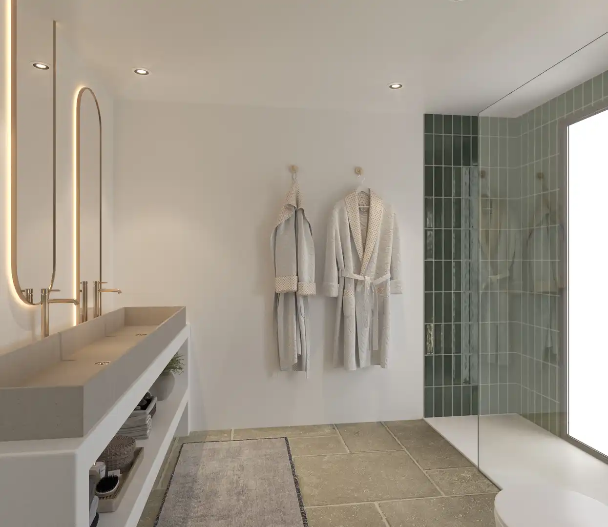 Baño de Casa o chalet en venta en Jávea / Xàbia con Aire acondicionado y Jardín privado