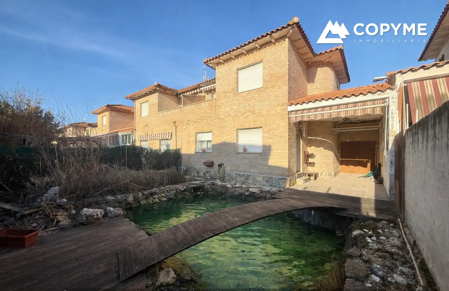 Vista exterior de Casa adosada en venta en Santa Olalla con Aire acondicionado, Calefacción y Jardín privado