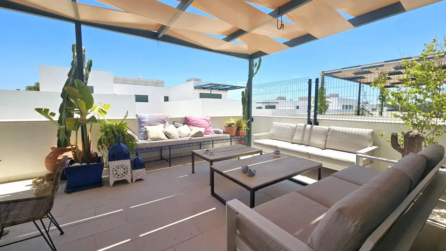 Terrassa de Apartament de lloguer en Sotogrande amb Aire condicionat, Calefacció i Terrassa