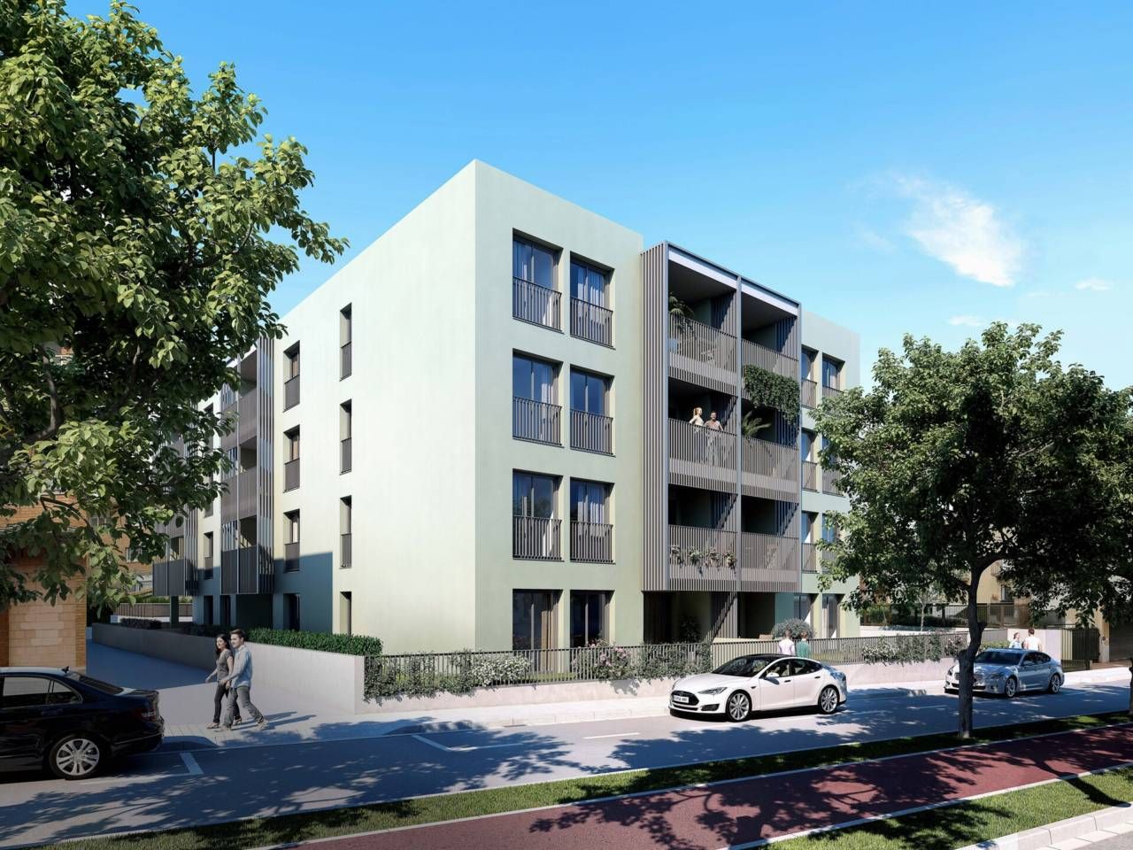 Exterior view of Flat for sale in Vic  with Air Conditioner, Heating and Terrace