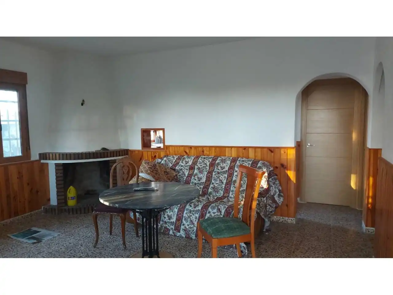 Sala d'estar de Casa o xalet en venda en Elche / Elx amb Calefacció, Jardí privat i Piscina