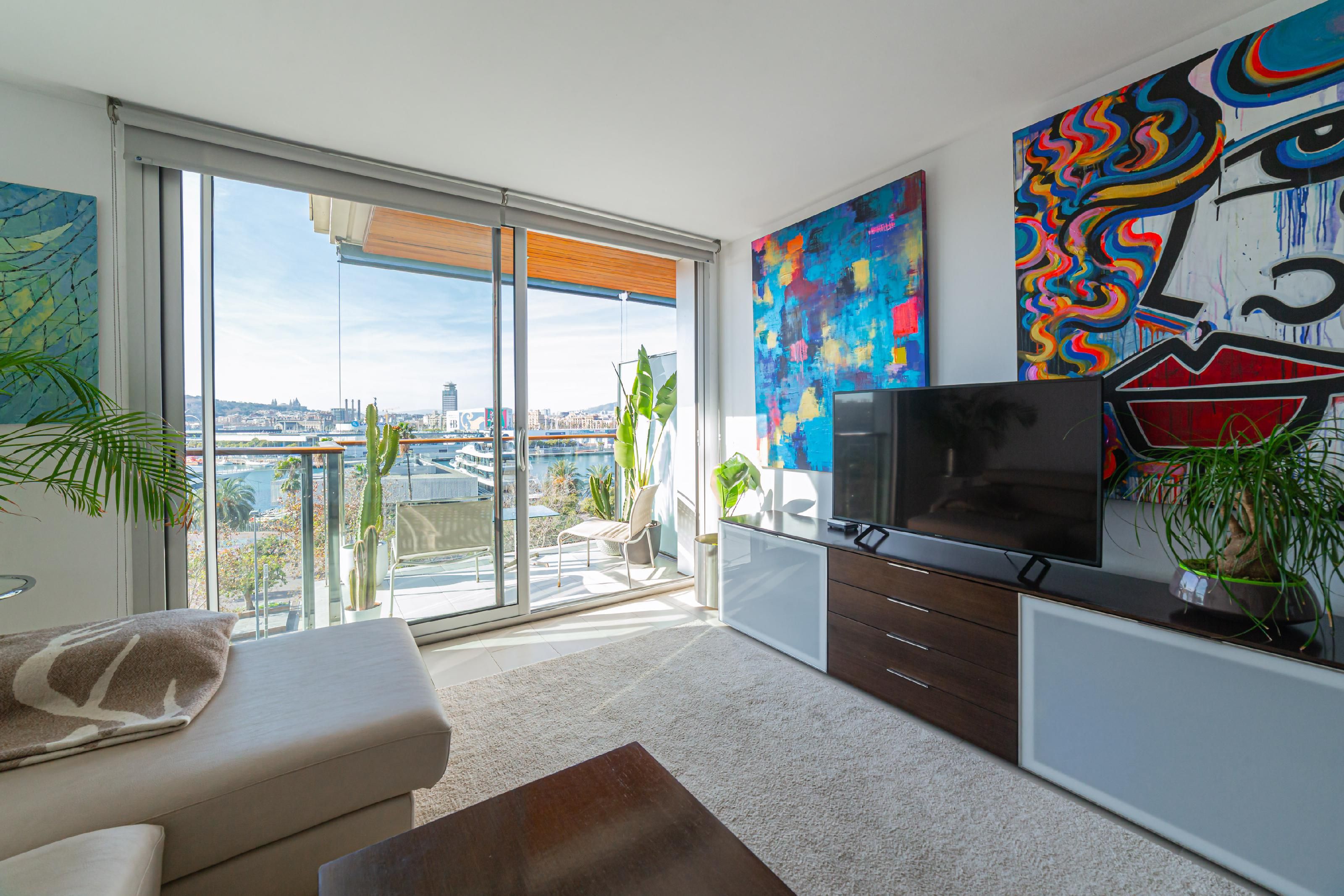 Sala d'estar de Àtic en venda en  Barcelona Capital amb Aire condicionat, Calefacció i Parquet