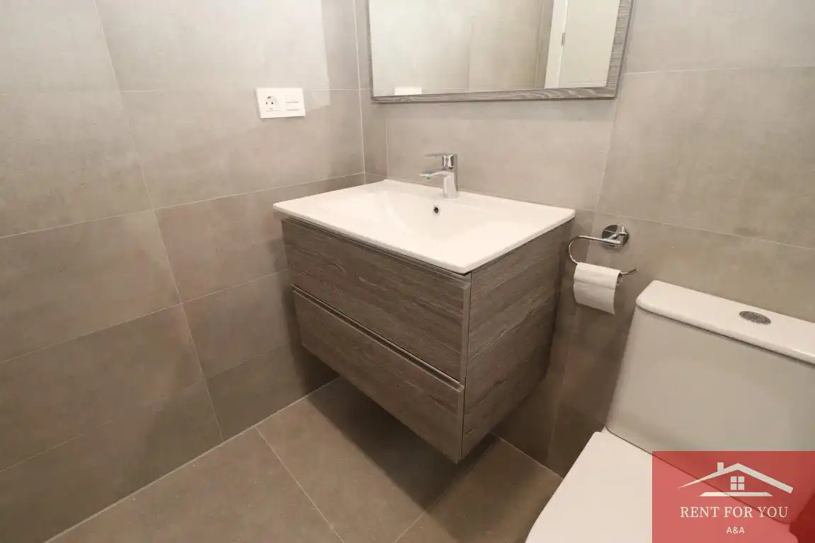Baño de Piso de alquiler en Alhaurín El Grande con Aire acondicionado y Terraza