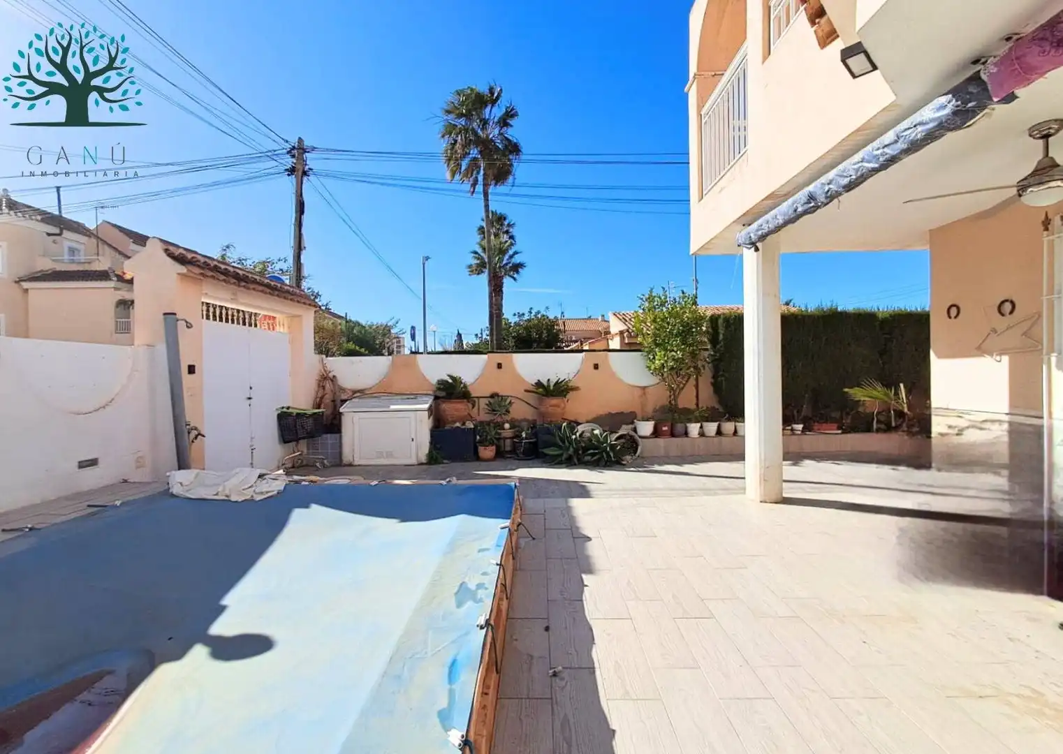 Piscina de Casa o xalet en venda en Mazarrón amb Aire condicionat, Calefacció i Jardí privat