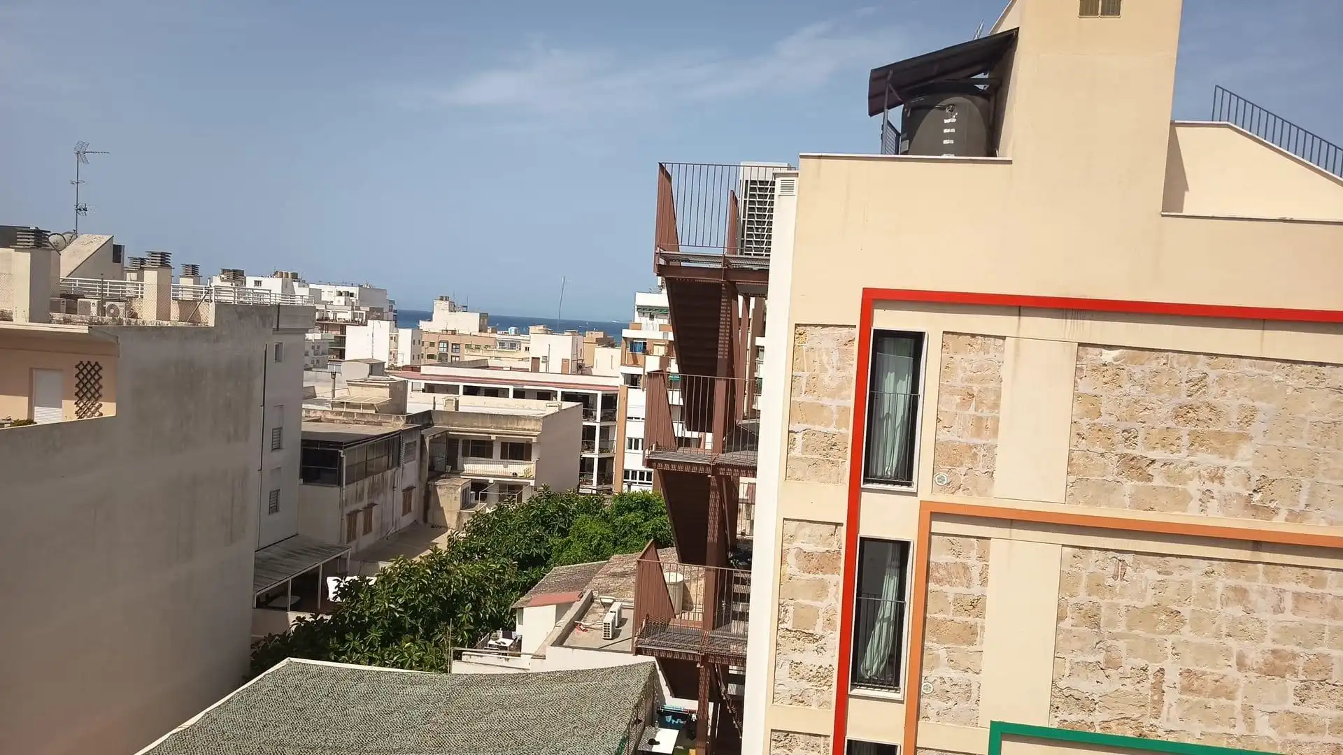Terrasse von Dachboden zum Verkauf in  Palma de Mallorca mit Terrasse, Möbliert und Ofen