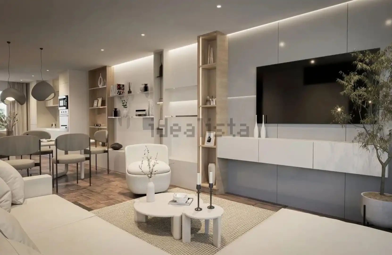 Sala d'estar de Casa adosada en venda en Noalla