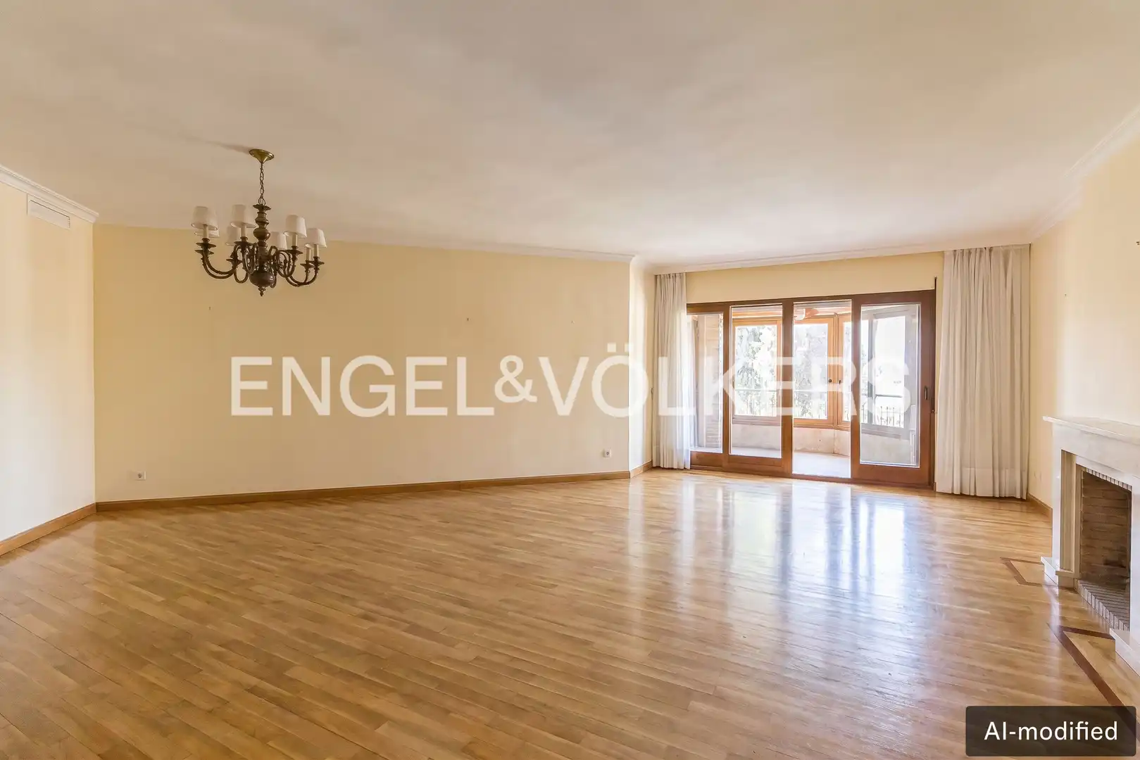 Sala d'estar de Pis de lloguer en Madrid amb Aire condicionat, Calefacció i Jardí privat
