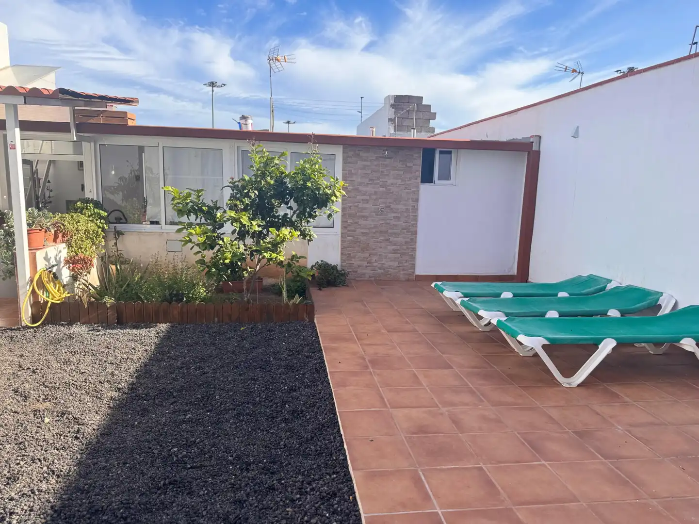 Terraza de Casa o chalet de alquiler en San Cristóbal de la Laguna con Jardín privado, Trastero y Amueblado