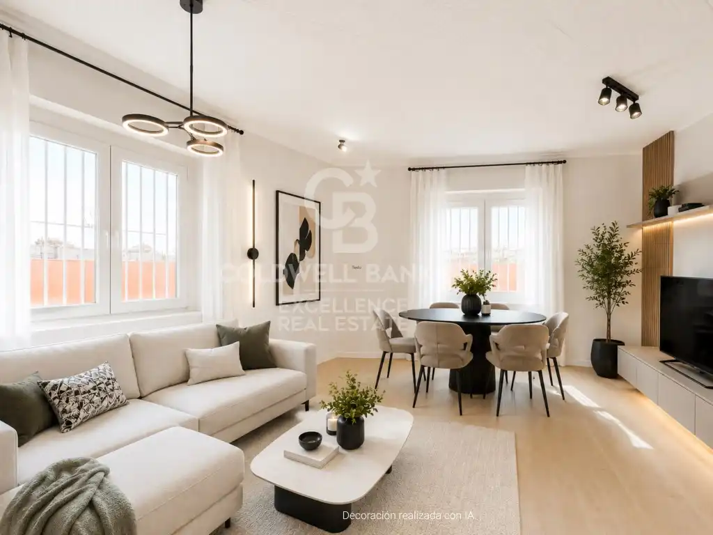 Living room of Attic for sale in Valencia  with Terrace