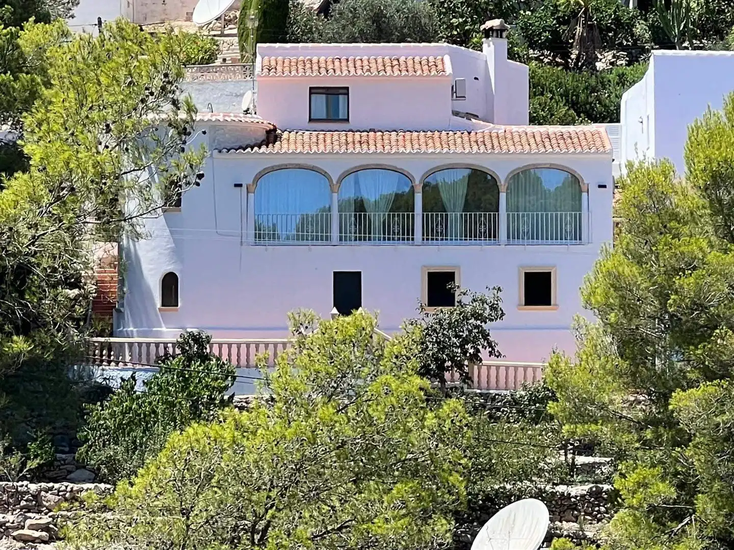 Exterior view of Houses for sale in Jávea / Xàbia  with Private garden and Internet