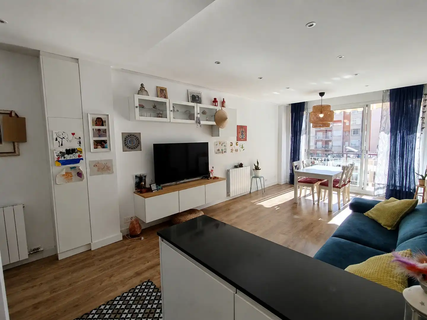 Sala de estar de Piso en venta en Barcelona con Aire acondicionado, Calefacción y Balcón