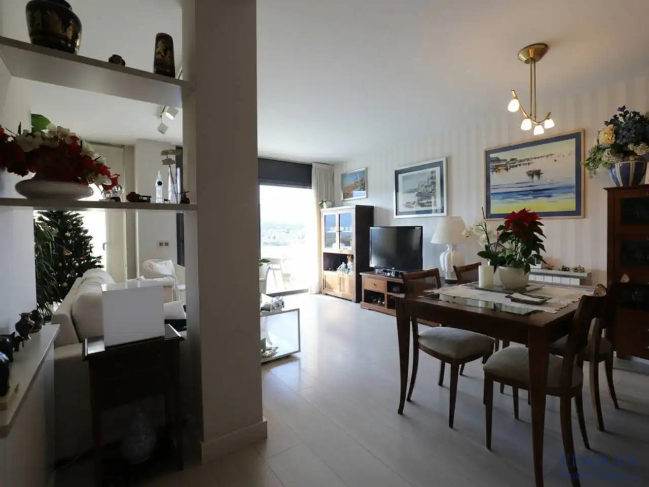 Sala d'estar de Dúplex en venda en Santa Cristina d'Aro amb Aire condicionat, Calefacció i Parquet