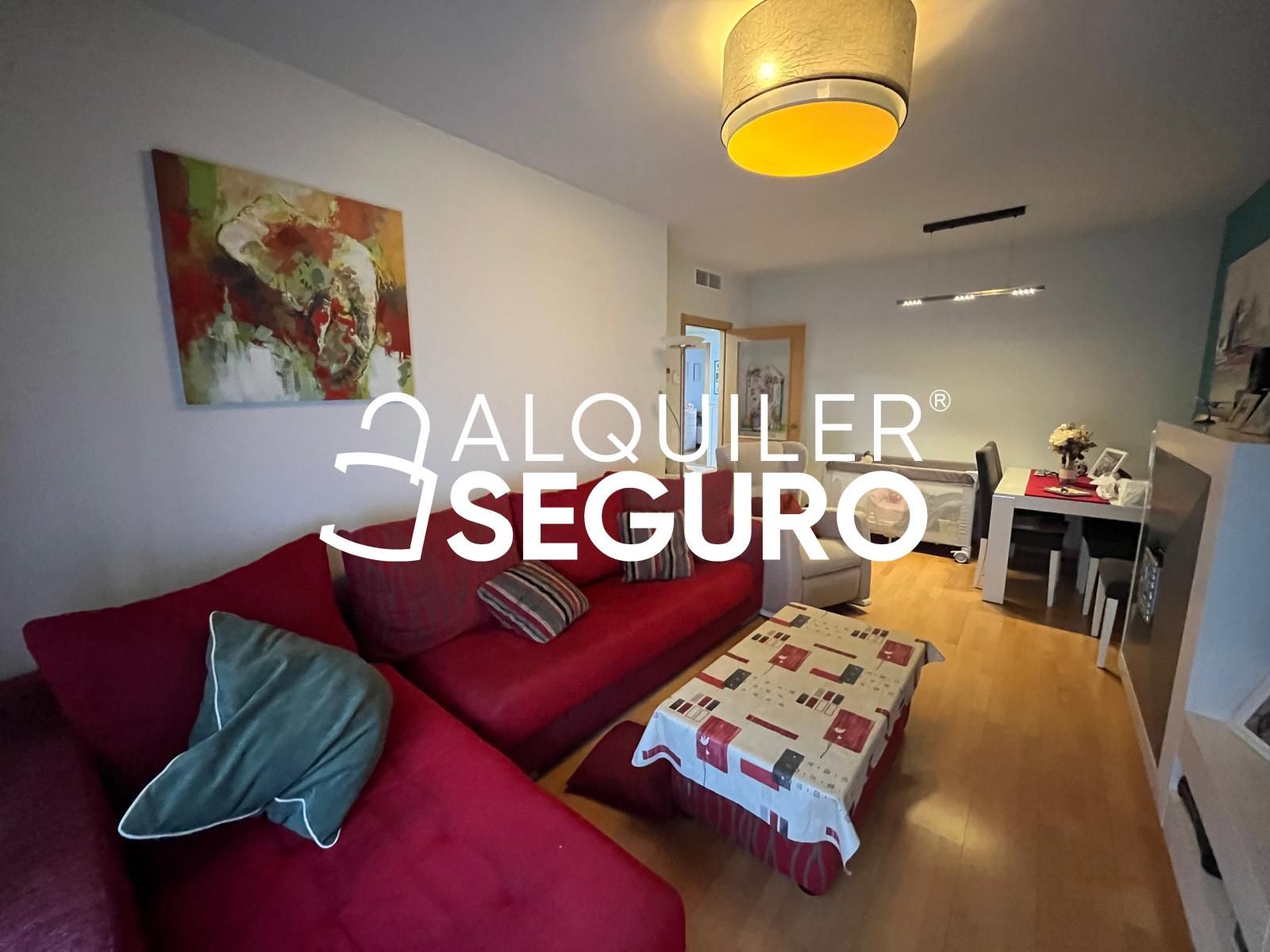 Sala d'estar de Pis de lloguer en Getafe amb Aire condicionat, Calefacció i Terrassa