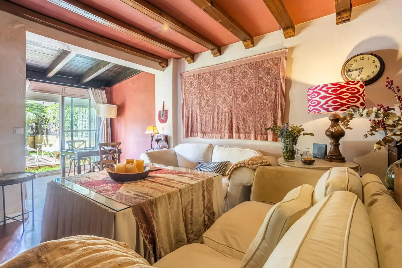 Sala de estar de Piso en venta en Tomares con Aire acondicionado, Jardín privado y Piscina comunitaria