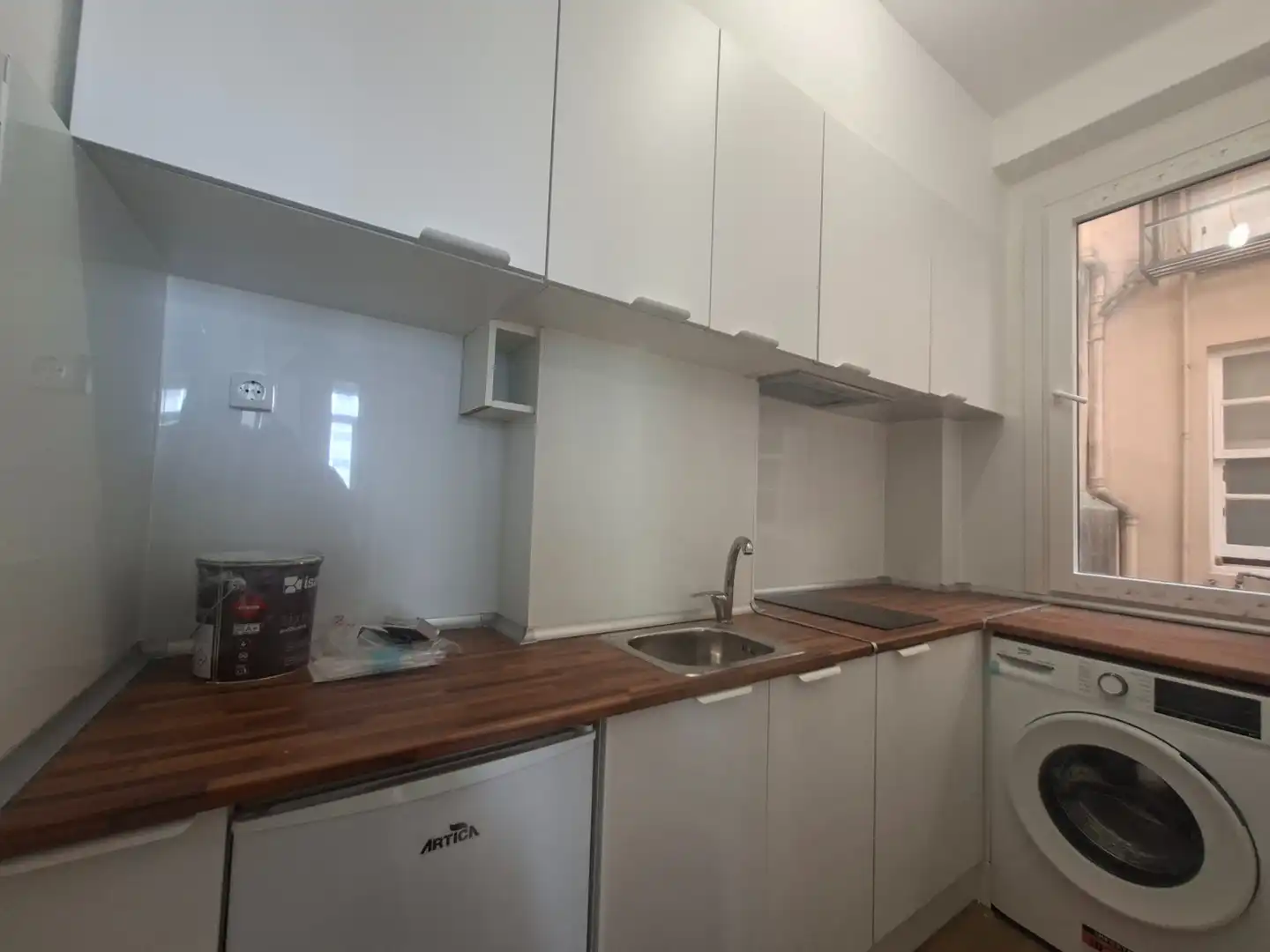 Kitchen of Apartments for rent in Ferrol  with Heating, Oven and Washing machine