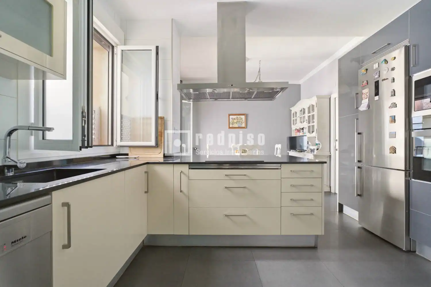 Kitchen of Flat for sale in Madrid  with Air Conditioner, Heating and Terrace