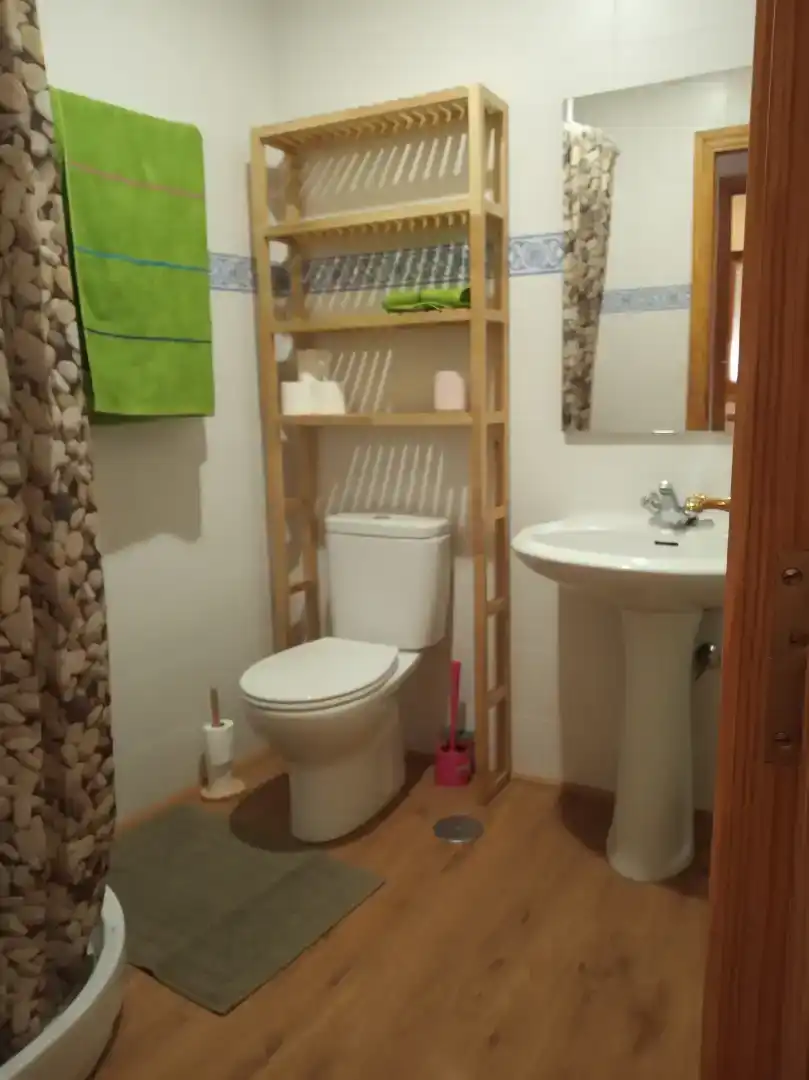 Bathroom of Duplexes for rent in Navaluenga  with Parquet flooring, Furnished and Oven