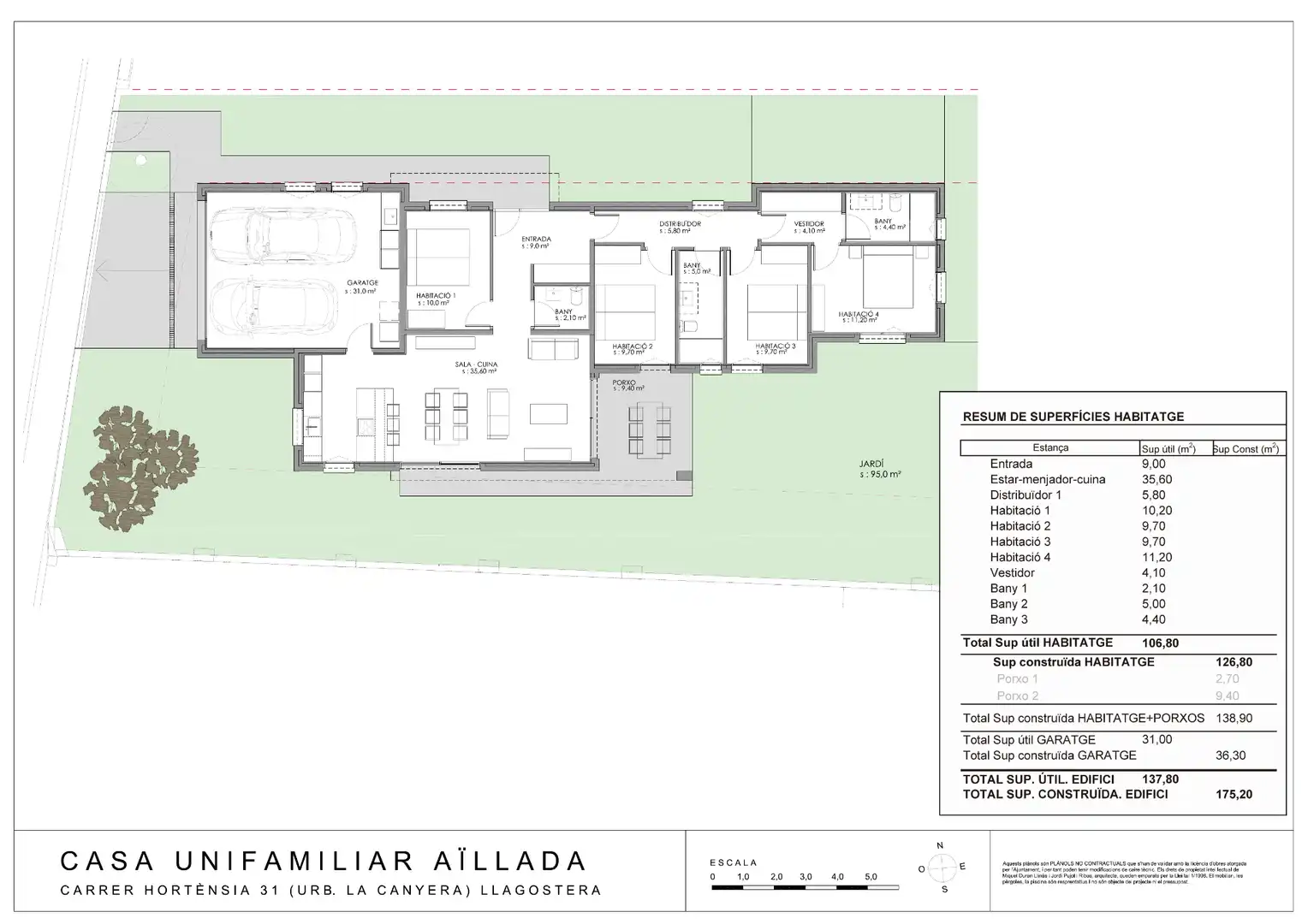 Casa con jardín en venta en Carrer Hortènsia 31, imagen 4