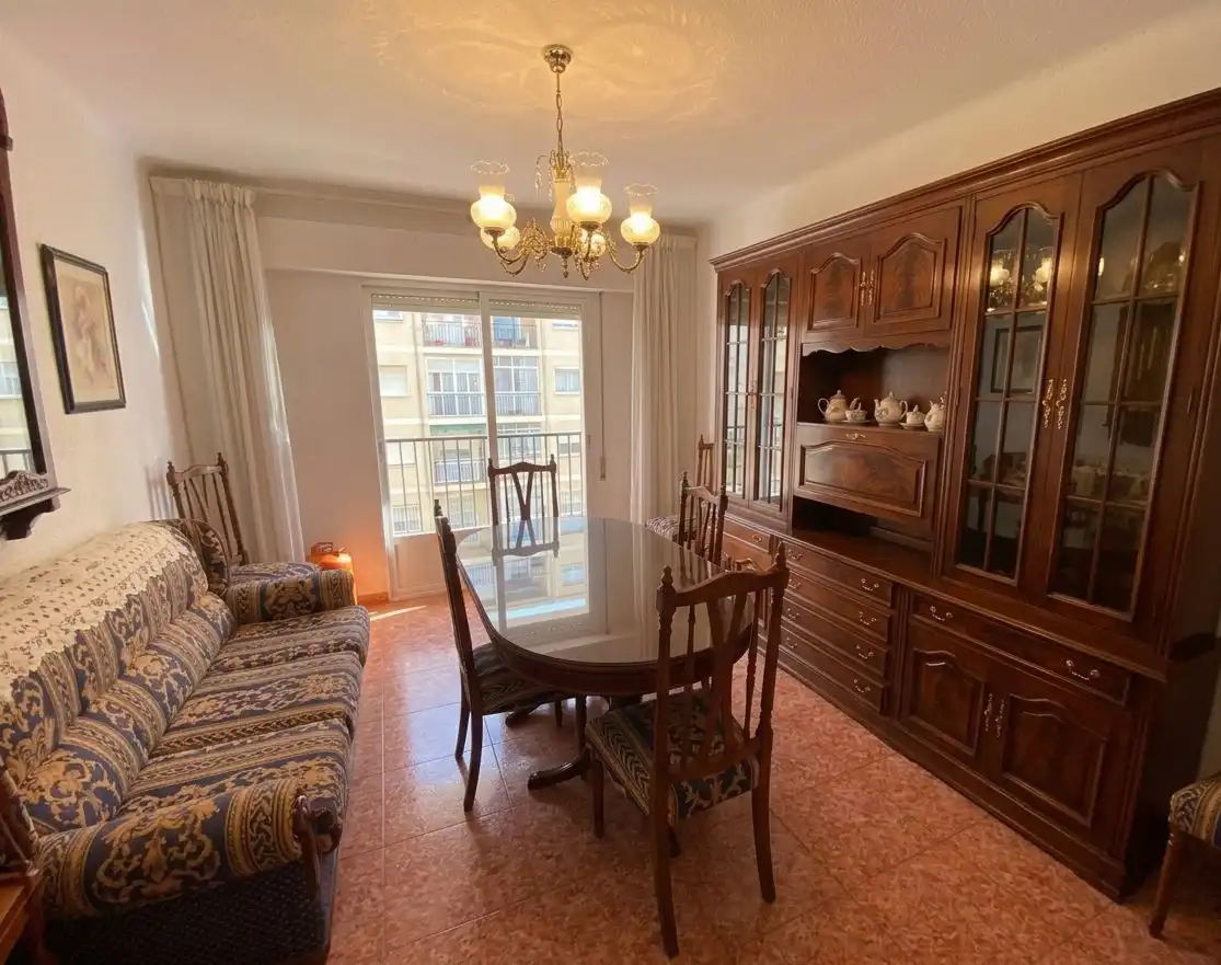 Dining room of Flat for sale in Granada  with Furnished and Balcony
