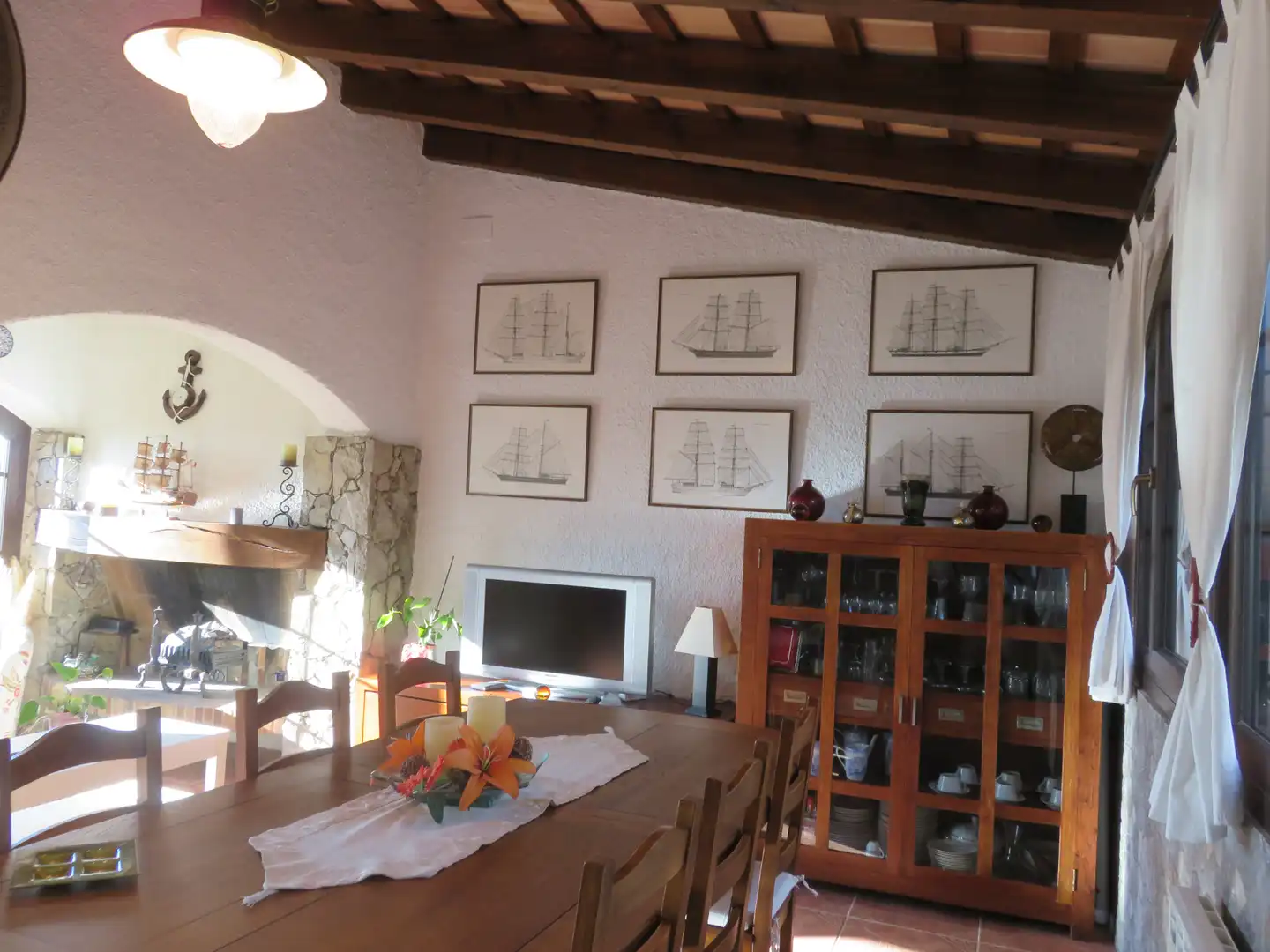 Comedor de Casa adosada en venta en L'Estartit con Aire acondicionado, Calefacción y Jardín privado