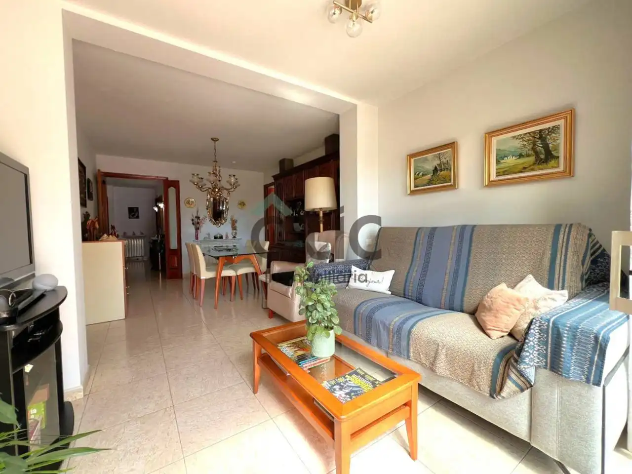 Sala de estar de Piso en venta en Manresa con Calefacción y Terraza