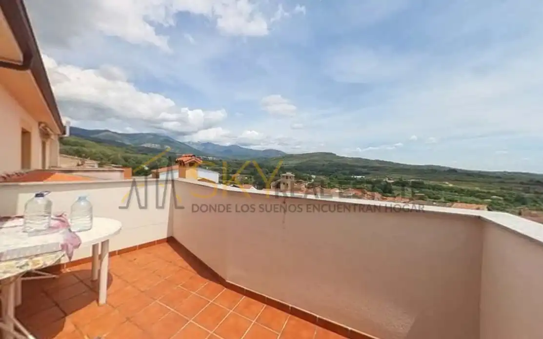 Terrace of Flat for sale in Cuacos de Yuste  with Terrace, Storage room and Furnished