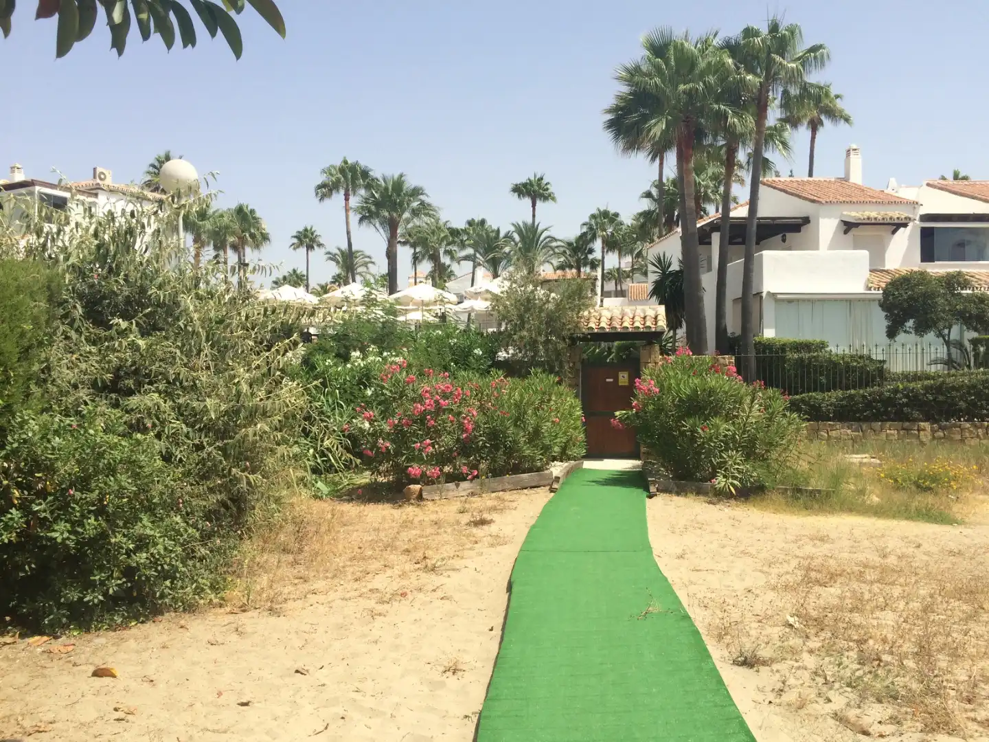 Garten von Dachboden zur Miete in Marbella mit Klimaanlage und Terrasse