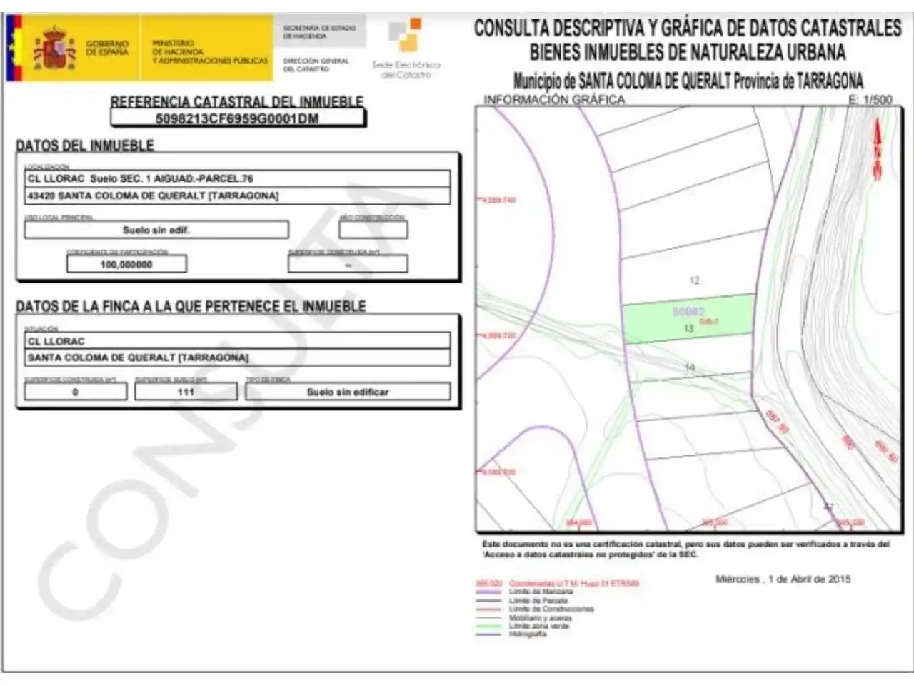 Terreno rústico en venta en Calle Carrer Llorac, imagen 2