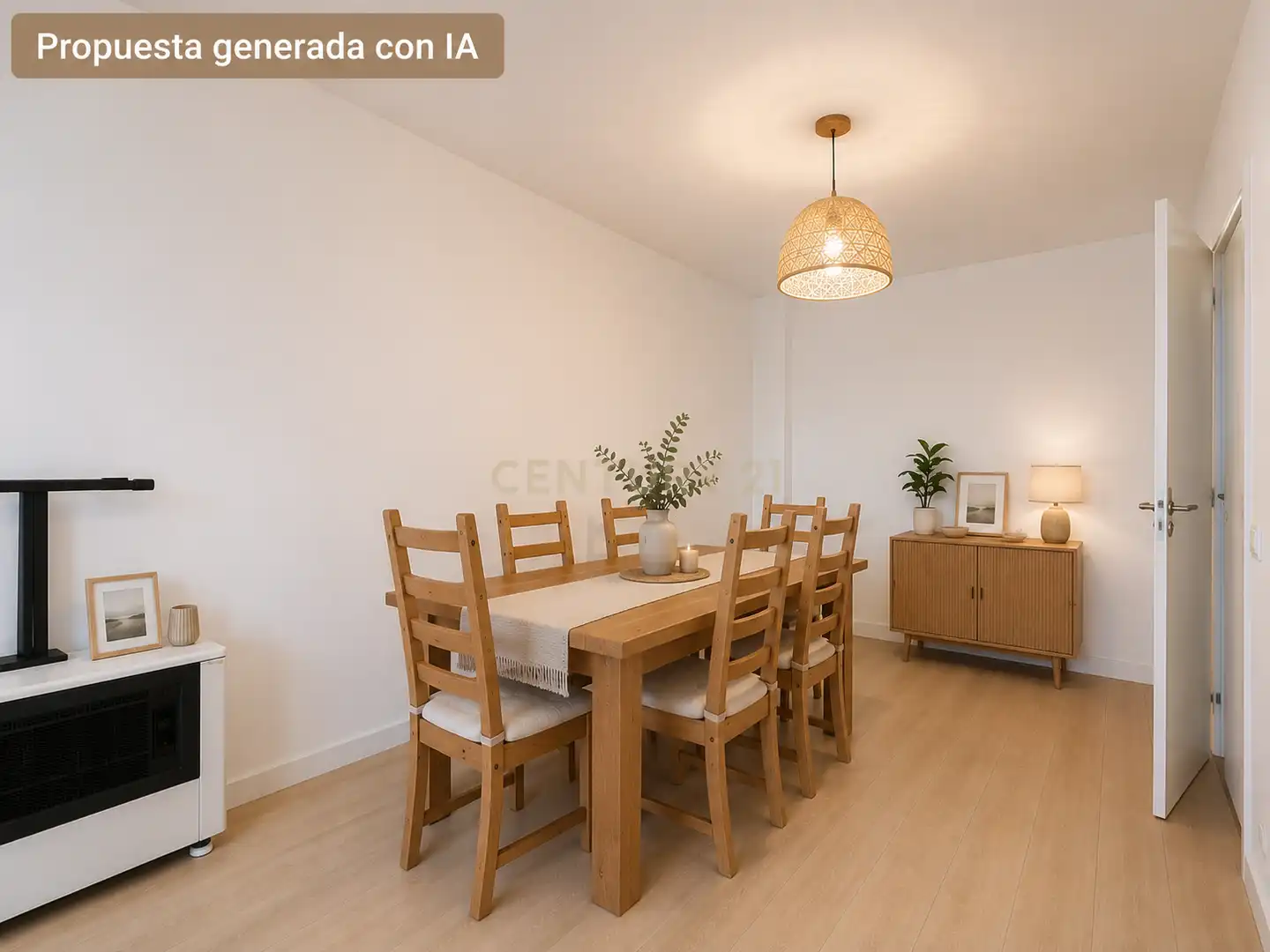 Menjador de Apartament en venda en Albatera amb Aire condicionat i Balcó