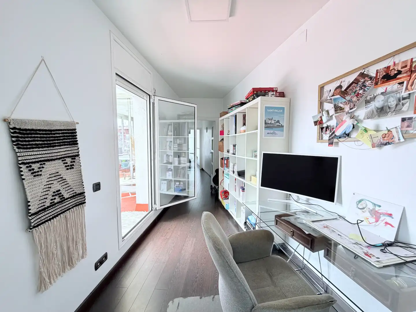 Sala de estar de Ático en venta en Barcelona con Aire acondicionado, Calefacción y Parquet