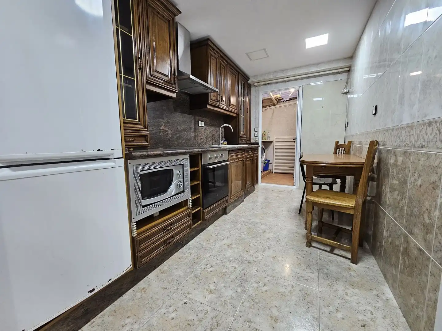 Kitchen of Flat for sale in A Coruña Capital   with Heating